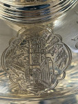 Solid Silver Jewelled Censer - Gothic Ecclesiastical Incense Burner - Hallmarked Sterling Silver for 1987
