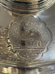 Solid Silver Jewelled Censer - Gothic Ecclesiastical Incense Burner - Hallmarked Sterling Silver for 1987