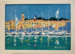 Yachts at Anchor, St Tropez