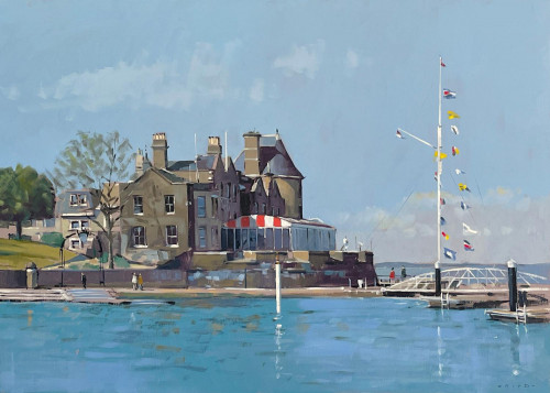 The Royal Yacht Squadron, spring morning