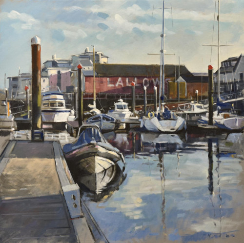 Lallows from the Yacht Haven, Cowes