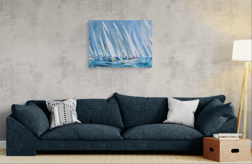 Shifting sunlit breeze