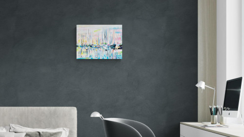 Old Gaffers, rafted evening sunlight