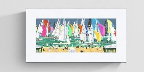 Flying Finish Cowes - unframed small