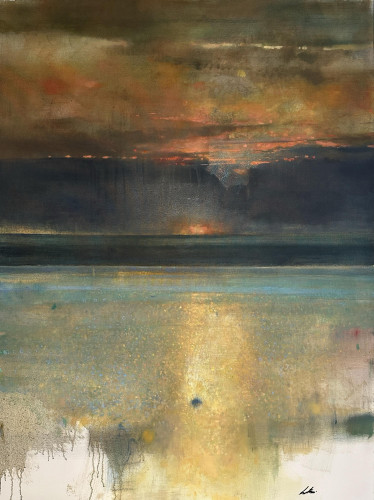 Sunset from Tresaith Coastal Path