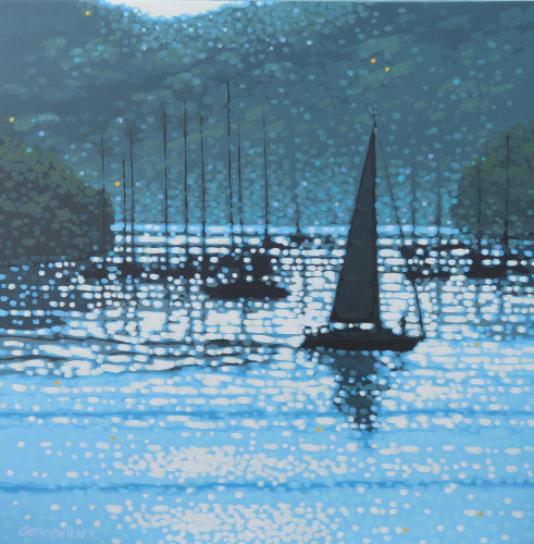 Misty Morning Setting Sail