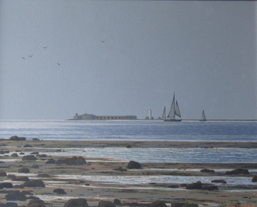 Sailing past Hurst