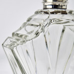 Art Deco sterling silver & crystal decanter