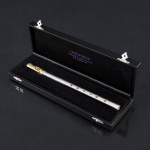 Handmade silver penny whistle