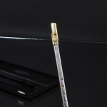 Handmade silver penny whistle