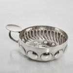 1st quality antique French silver wine taster