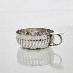 1st quality antique French silver wine taster