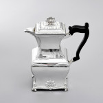 5-piece Edwardian silver tea set