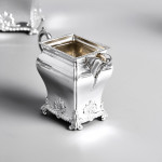 5-piece Edwardian silver tea set