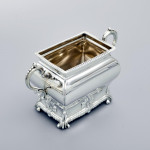 5-piece Edwardian silver tea set