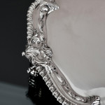 Large mid-18th-century silver salver