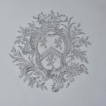 11" George III silver salver