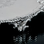 11" George III silver salver