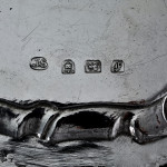 11" George III silver salver