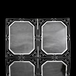 Edwardian folding diptych silver photograph frame