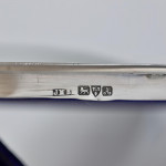 Edwardian folding diptych silver photograph frame