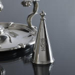 Victorian silver chamberstick by royal silversmith