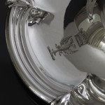 Victorian silver chamberstick by royal silversmith