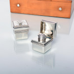 Victorian silver writing compendium