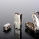 Victorian silver writing compendium