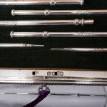 Victorian silver writing compendium