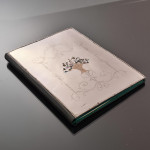 Edwardian silver & mother-of-pearl blotter album
