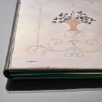 Edwardian silver & mother-of-pearl blotter album