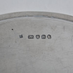 Plain George III oval silver salver