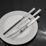 Set of Glamis pattern silver cutlery for 12