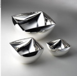Medium Square-topped silver bowl