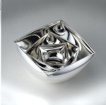 Medium Square-topped silver bowl