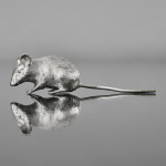 Large silver mouse model