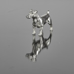 Jack Russell sterling silver model