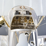 Large silver Sopwith Camel biplane model