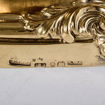 Pair of large 7-light Portuguese silver-gilt candelabra