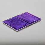 Antique folding silver photograph frame