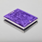 Antique folding silver photograph frame