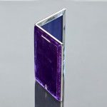 Antique folding silver photograph frame