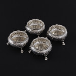 Set of Victorian hand-forged Prince's antique silver cutlery for 24 in canteen