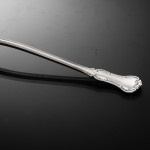 Set of Victorian hand-forged Prince's antique silver cutlery for 24 in canteen