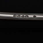 Set of Victorian hand-forged Prince's antique silver cutlery for 24 in canteen