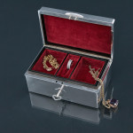Japanese silver jewel box