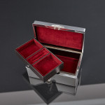Japanese silver jewel box