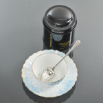 Victorian silver "Teaette" tea infuser spoon