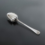 Victorian silver "Teaette" tea infuser spoon